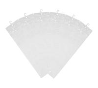 BUTIFULSIC 5 Pièces Sac de Rangement Perruque Transparent PVC Lot de Suspendus Étanches pour Extensions de Cheveux avec Crochet Résistant à Usure pour Voyage et Organisation