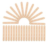 BUTIFULSIC 50 Bâtonnets de Bois Khaki sans Odeur ni Éclats pour Loisirs Créatifs et Travaux Manuels en Classe ou Fête, Matériel Artisanal pour Garçon et Filles et Étudiants