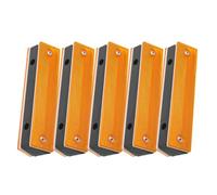 BUTIFULSIC 5pièces Marqueurs Routiers Réflecteurs Double-Face Longue Durée pour Routes Allées et Autoroutes Visibilité Renforcée Installation Facile Sécurité Routière Améliorée