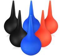 BUTIFULSIC 6 pièces Boules Caoutchouc pour Nettoyage Oreille Outil Aspiration Cire Oreille Facile à Presser pour Élimination Cérumen Grip Antidérapant Kit Lavage Auriculaire Polyvalent