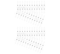 BUTIFULSIC 96 Pièces Présentoir Magnétique pour Manucure en Plastique 24 Cartes Détachables, Pratique et L'apprentissage du Nail Art pour Débutants et Professionnels