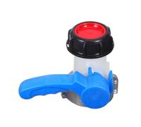 BUTIFULSIC Adaptateur de Réservoir Ibc en Plastique Vanne à Bille de Précision, Construction Simplifiée et Contrôle Précis du Liquide pour Divers Usages Industriels