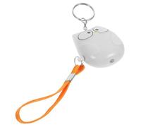 BUTIFULSIC Alarme Personnelle pour Femme 130db Sonore Portable en Abs Forme Chouette Blanche Porte-clés, pour Alarme Extérieure et Sécurité en Plein Air