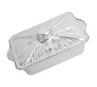 BUTIFULSIC Barquette Aluminium Jetable avec Couvercle, 2500ml, Résistante Haute Température, pour Barbecue et Cuisson en Extérieur