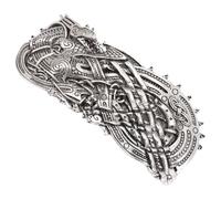 BUTIFULSIC Barrette pour Chignon Bâton en Métal Argenté Style Rétro Nœud Viking Accessoires pour Cheveux Femmes, pour Célébrations et Usage Quotidien