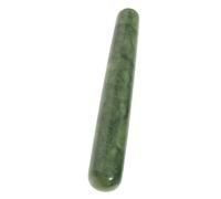 BUTIFULSIC Bâton de Massage en Jade Naturel Vert Accessoire Manuel Promoteur de Circulation Sanguine Outil Multifonction pour Massage Dos et Nuque pour Domicile