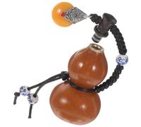 BUTIFULSIC Bouteille en Calebasse Vintage 300 Ml Légère et Créative Cire D'abeille Anti-fuite pour Bar et Décoration Intérieure