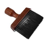 BUTIFULSIC Brosse de Nettoyage Fibres Pp Haute Élasticité Manche en Bois pour Barbier Facile à Balayer Cheveux Cassés pour Salon de Coiffure et Rasage