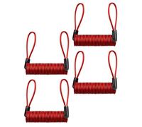 BUTIFULSIC Câble Antivol de Frein à Disque en Acier Pvc Léger 4pcs Deux Trous pour Connecter le Verrou de Disque Guidon de Vélo