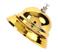BUTIFULSIC Cloche D'appel Dorée en Fer Son Clair et Fort, Facile à Ranger, pour Réception D'hôtel et Bars Plusieurs styles