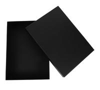 BUTIFULSIC Coffret Saint-valentin Noir en Carton Léger et Portable, Boîte D'emballage Rectangulaire Simple et Élégante Rangement et Emballage de Chemises