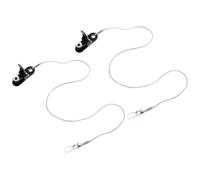 BUTIFULSIC Cordon Tour de Cou Léger en Nylon et Silicone pour Appareil Auditif, Clip Anti-perte Pratique, pour Seniors Actifs en Voyage, Lot de 2 Pièces