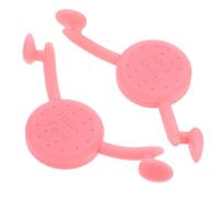 BUTIFULSIC Correcteur de Sourire en Silicone Rose 2pcs pour Exercice Facial Confortable et Tonification des Muscles du Visage pour Femmes et Filles