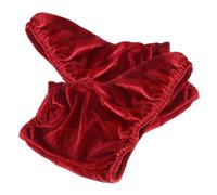 BUTIFULSIC Couvre-Bottes Protège-Lames de Patinage en Polyester Élastique et Confortable Rouge pour Adultes et Filles pour Patins Artistiques et Rollers, Patinage Glace