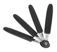 BUTIFULSIC Cuillères à Boule de Melon Diamètre 15-30mm 4pcs en Acier Inoxydable Design Multifonctionnel Facile à Nettoyer Ustensiles Pratiques pour Fruits et Glace