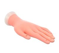 BUTIFULSIC D’ongles en Silicone Rose Flexible Mannequin pour Manucure la Formation Insertion Étudiants et Art Artistes Nail