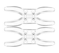 BUTIFULSIC Enrouleur de Cordon pour Stores à Enrouleur 4 Sets Transparent Pom Support de Positionnement pour Fenêtres en Usage Domestique ou Bureau