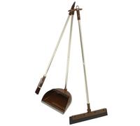 BUTIFULSIC Ensemble Balai et Pelle à Poussière pour Maison en Plastique et Métal Rangement Pratique, Balai Souple pour Nettoyage du Sol en Bois à Domicile