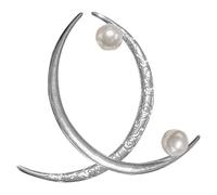BUTIFULSIC Épingle à Cheveux Vintage Lune en Fer Perle Imitation, Résistance la Casse, Ornement Décoratif pour Chignons et Coiffures Relevées, Accessoire Féminin Élégant