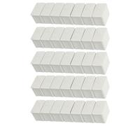 BUTIFULSIC Étui Portable Mini Pilulier 7 Compartiments en Plastique Blanc avec Alphabet Braille pour Personne Aveugle, Lot de 5, pour Tourisme et Bureau