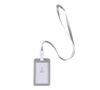 BUTIFULSIC Étui Porte-badge en Plastique Cordon pour Cartes D'identité, Protection Facile et Insertion Rapide, pour École ou Bureau