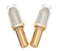 BUTIFULSIC Flacons à Vernis à Ongles Vides Couleur Aléatoire Nail Art 10ml en Acrylique 2 Pièces avec Bouchon Vis Étanche pour DIY Création de Couleurs et Textures