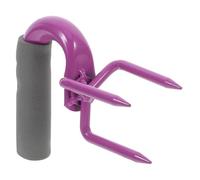 BUTIFULSIC Fourche à Main de Jardin en Acier Manganèse Multifonctionnelle Triangulaire pour Ameublir la Terre et Cultiver Les Radis Potagers et Terres Agricoles