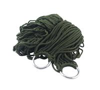BUTIFULSIC Hamac Suspendu Portable en Nylon Vert Respirant et Solide, Lit Hamac de Voyage pour Camping et Pique-niques, Filet Tissé Léger et Confortable