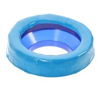BUTIFULSIC Joint D'étanchéité pour Cuvette de Toilette en Caoutchouc Bleu, Structure Simple, Léger et Anti-odeurs pour Salle de Bain