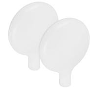 BUTIFULSIC -jour Design Élégant et Contemporain en Acrylique Blanc pour Lampadaire G4, Lot de 2 Pièces, Résistant à L'usage Quotidien pour Décoration de Salon