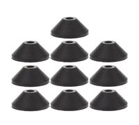 BUTIFULSIC Kit de 10 Joints D'étanchéité Coniques en Caoutchouc Noir pour Toilette, Installation Facile, Haute Résistance, pour Réparation de Réservoir Wc