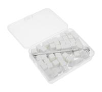 BUTIFULSIC Kit Manucure Professionnel Stylo Éponge à Ongles en Éponge Douce et Pince en Acier Inoxydable pour Nail Art Design Précis et Application Uniforme