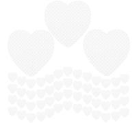 BUTIFULSIC Lingettes Dissolvantes pour Vernis à Ongles en Tissu Blanc Forme Cœur, 200 Feuilles, Surface Douce, Faciles à Transporter pour Manucure et Usage Mobile