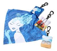 BUTIFULSIC Lingettes pour Lentilles et Écrans de Téléphone Portable, Lot de 3 Porte-Clés Décoratif, Nettoyage Pratique pour Appareils Électroniques et Objectifs de Caméra