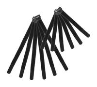 BUTIFULSIC Lot de 12 Sangles Stabilisatrices pour Vélo en Nylon Noir, Réglables et Réutilisables, pour Maximiser la Stabilité des Roues Lors du Transport