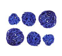 BUTIFULSIC Lot de 15 Boules en Rotin Naturel pour Décoration de Noël, Design Simple et Aspect Naturel, Diamètre Varié, Artisanat Soigné, pour Projets Créatifs et Décoration Intérieure