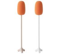 BUTIFULSIC Lot de 2 Brosses à Long Manche en Plastique et Éponge pour Nettoyage Complet de Tasses et Biberons, Brosse Multifonction Cuisine et Maison