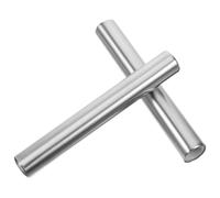 BUTIFULSIC Lot de 2 Manches de Rechange pour Brosse à Toilettes en Acier Inoxydable Design Ergonomique, Accessoires de Salle de Bain Argentés Pratiques