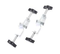 BUTIFULSIC Lot de 2 Pinces à Angle Droit en Fer Bouton Plastique, Support Léger et Facile à Ranger pour Usage en Laboratoire