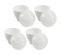 BUTIFULSIC Lot de 4 Coquetiers Micro-ondables en Plastique Antiadhésif, Mini Cuiseurs à Œufs pour Micro-ondes, Cuisson Rapide D’œufs Pochés, Accessoires Pratiques pour Petit-déjeuner