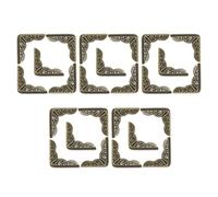 BUTIFULSIC Lot de 50 Cornières en Fer Marron Vintage pour Protection d'angle de Livres et Documents, Restauration Facile des Bords Endommagés pour Projets Créatifs et DIY