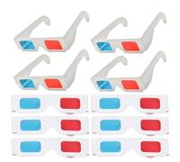 BUTIFULSIC Lunettes 3D en Papier pour Films 3D la Maison, Confortables et Faciles à Transporter, Lot de 10 Pièces Expérience Cinématographique Immersive