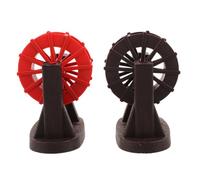 BUTIFULSIC Meule d'eau en Plastique pour Fontaines Extérieures, Roue à Cascade Vive, Gain de Place, Lot de 2 Pièces, Décoration de Bureau ou Maison