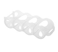 BUTIFULSIC Organisateur Plastique 4 Réfrigérateur Sections à Tirage de Manuel en Pp Léger et Gain de Place Transparent pour Rangement Frigo