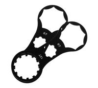 BUTIFULSIC Outil de Réparation Vélo pour Capuchon de Fourche Frontale et Cache D’Amortisseur 2 Pièces e Démontage Alliage Noir, Multifonction, Démontage et Installation Rapides