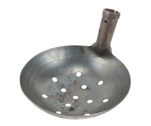 BUTIFULSIC Pelle Métallique Robuste à Tamis Grosse Capacité pour Nettoyage de Boues et Poussières, Manche Vertical, pour Chantier et Maçonnerie