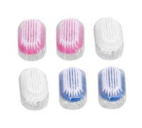 BUTIFULSIC Pierre Exfoliante Double Face pour Pieds 6pcs, Élimination des Callosités, Accessoire Pédicure Naturel et Multifonction pour Soin des Pieds Secs Couleur Couleur Aléatoire