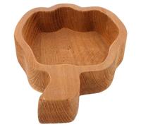 BUTIFULSIC Plateau en Bois Marron de Citrouille Rustique, Plateau de Service pour Collation et Décoration de Table pour Coffee Tables et Vacances