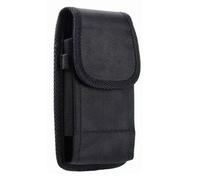 BUTIFULSIC Pochette Étanche pour Téléphone Portable Sacoche Verticale Noire avec Clip Ceinture en Nylon Résistante et Pratique pour Activités sans Tenir Le Téléphone