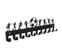 BUTIFULSIC Porte-médailles en Fer avec 10 Crochets Noirs, Structure Solide et Design Élégant pour Exposition Organisée des Récompenses la Maison Bureau